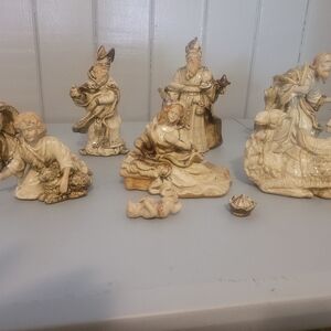 Vintage nativity scene